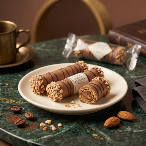 Milk Chocolate Ganache Roll